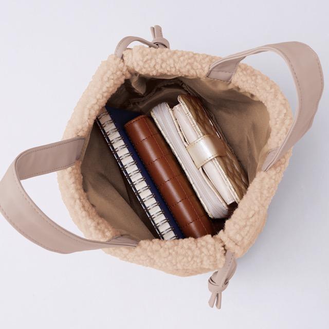 巾着ノベルティー2wayバッグ スアーヴ・ボア2WAY巾着バッグ ノベルティ 販促品 記念品 まとめ買い