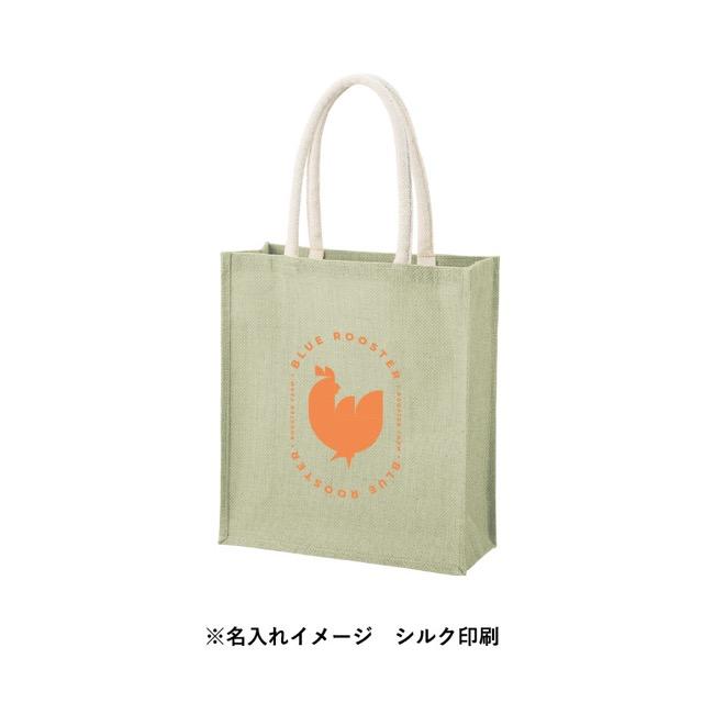 ジュートスクエアトート（ML） ノベルティ 名入れ 販促品 記念品