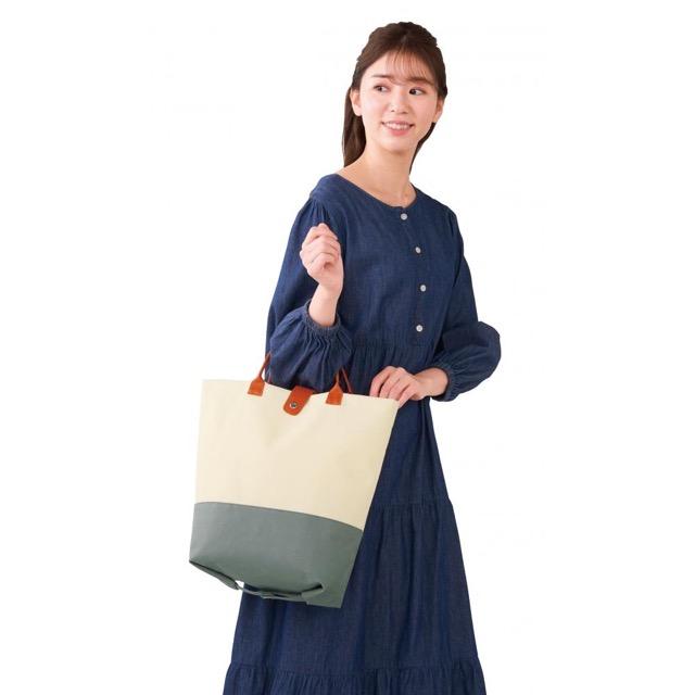 2WAYバイカラーバッグ ノベルティ 名入れ 販促品 記念品 