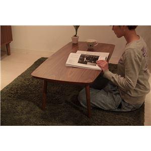 折りたたみテーブル ローテーブル 幅105cm ウォールナット フォールディングテーブル トムテ リビング インテリア家具｜l-grace｜02