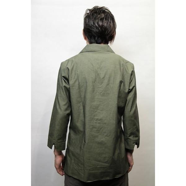 QL Mansion Maker プルオーバーシャツ KHAKI サイズ46〔代引不可 