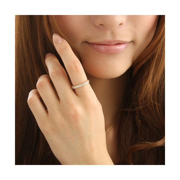 K18YG（イエローゴールド） ダイヤリング 指輪 1.0ctエタニティリング 21号