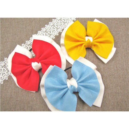 ヘアゴム フェルトリボン ゴムポニー No 022 ギフトに最適 安心 長持ちの日本製ヘアアクセサリー Go 022 L Green 通販 Yahoo ショッピング