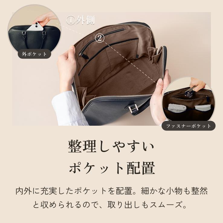 LIB]ブガッティバッグ PCバッグ 本革 撥水 レザー レディース メンズ