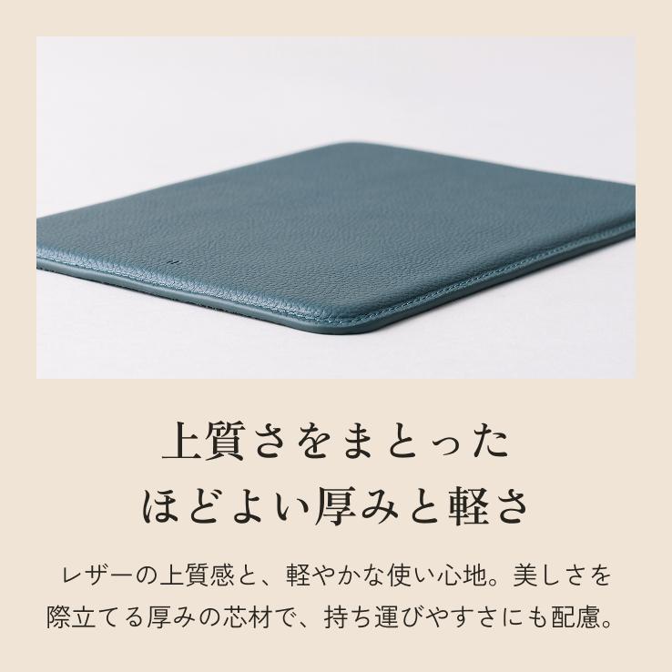LIB] マウスパッド 撥水オリジナルレザー 牛本革 男女兼用 ほど良い