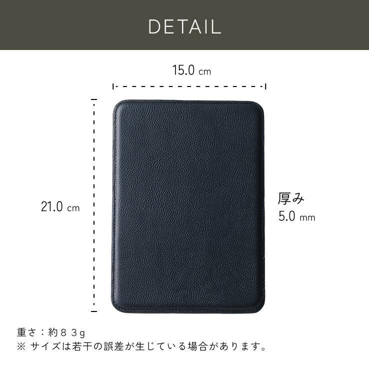 LIB] マウスパッド 撥水オリジナルレザー 牛本革 男女兼用 ほど良い