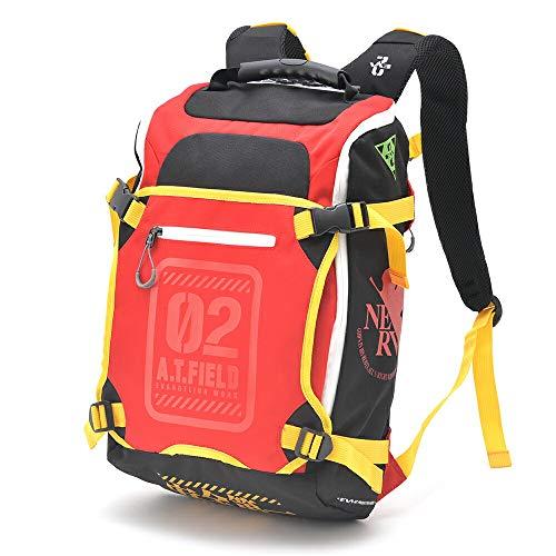 エヴァンゲリオン ヘルメット収納 リュック A.T.FIELD レッド 弐号機