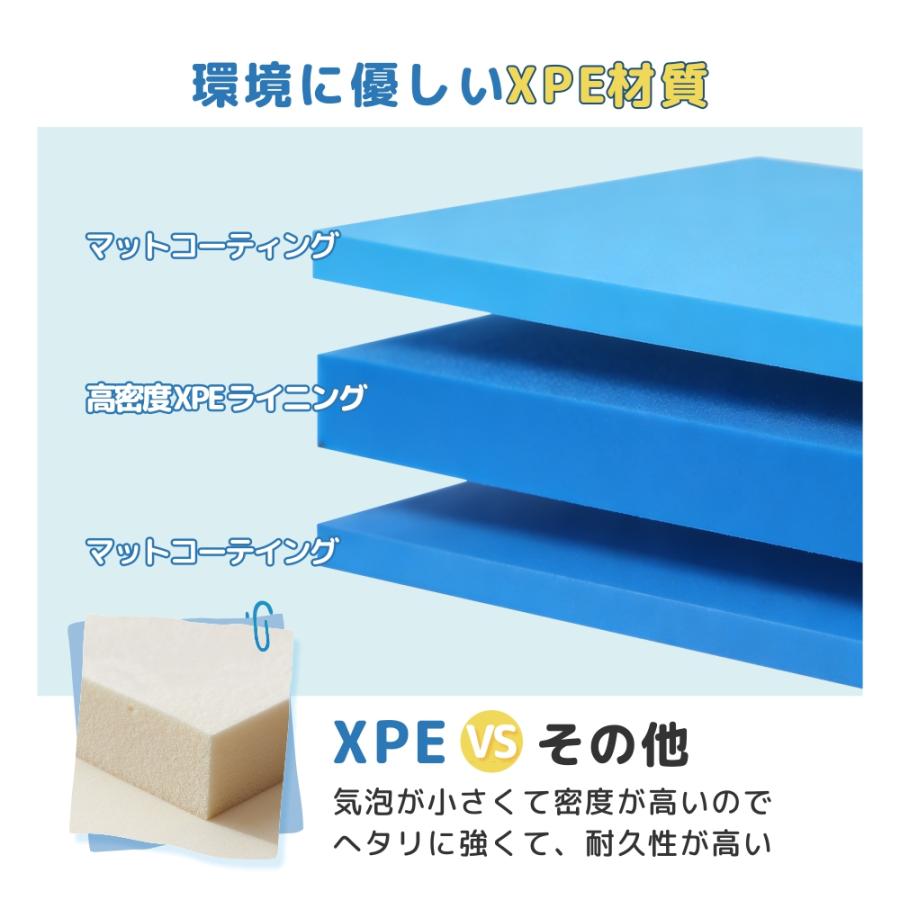 2枚セット　プール マット 厚手 滑り止め カバー プール用 ビニールプール プール下マット 大型 家庭用 200cm×150cm プール用マット シート カバーの画像