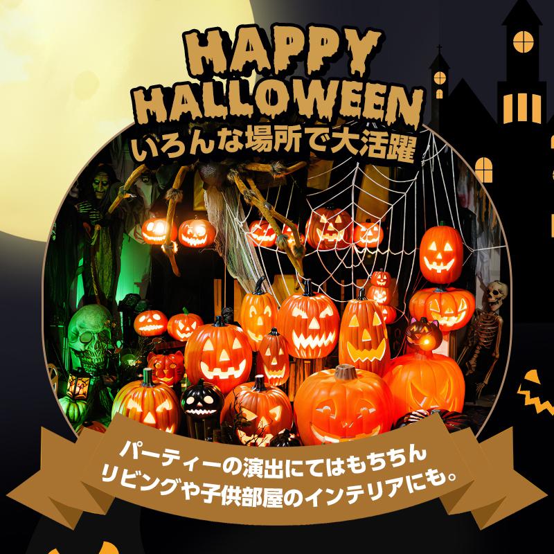 ハロウィンカボチャライト カボチャライト ハロウィン ホワイト 飾り かぼちゃ ライト