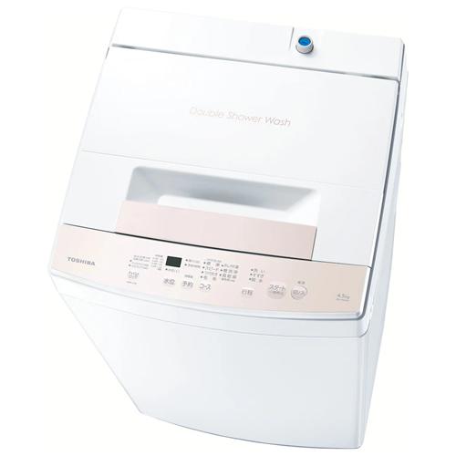 TOSHIBA（東芝） AW-45GA4-W 4.5kg 全自動洗濯機 ピュアホワイト W 