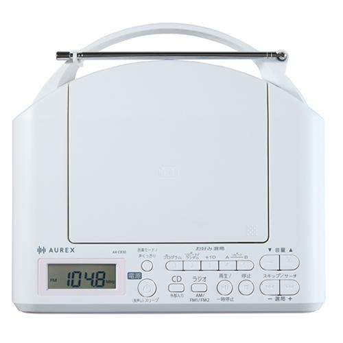 AX-CR30-P 東芝 CDラジオ ピンク AUREX ワイドFM対応 ラジカセ 声くっきり機能 横型コンパクト_3