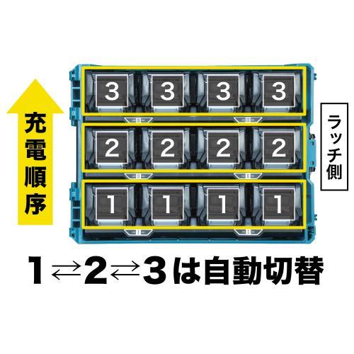 マキタ BCC02 多口充電ケース バッテリ別売 12口充電タイプ 最大 マキタ BCC02 多口充電ケース バッテリ別売 12口充電タイプ 最大