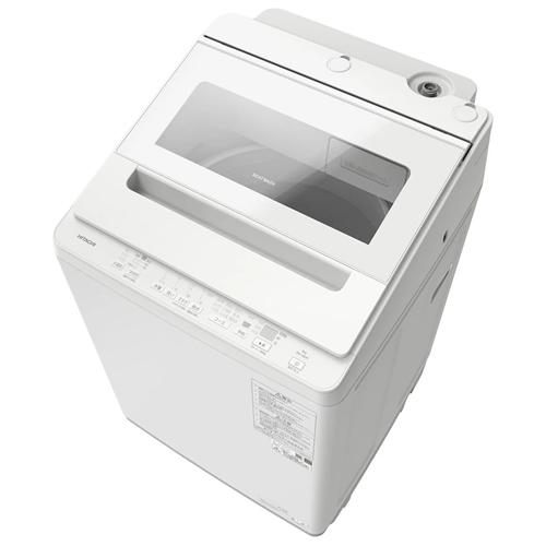 ビートウォッシュ BW-V80M-W 日立 洗濯8kg 全自動洗濯機 ホワイト