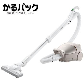 日立掃除機 CV-KP90J シャンパンゴールド 2022年製 紙パック式 かるパック CV-KP90J-N 日立 紙パック式クリーナー シャンパンゴールド