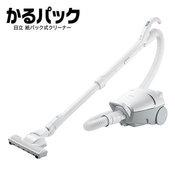 かるパック CV-KV70J-W 日立 紙パック式クリーナー ホワイト