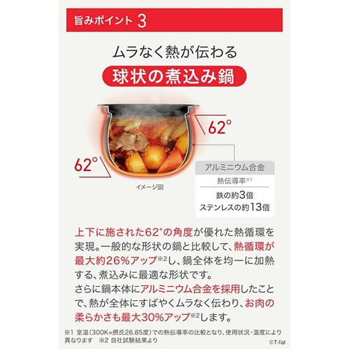 T-fal（ティファール） CY3601JP 4L ラクラ・クッカー 旨み 電気圧力鍋