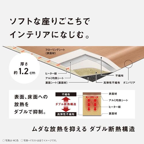 フウト様 3畳 パナソニック かんたん床暖(敷きタイプ) DC-3V1R Amazon | パナソニック ホットカーペット フローリングタイプ かんたん