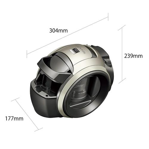 シャープ EC-U100 遠心分離キャニスター掃除機 サイクロン式 コード式　T EC-U100 | 掃除機：シャープ 掃除機・クリーナー