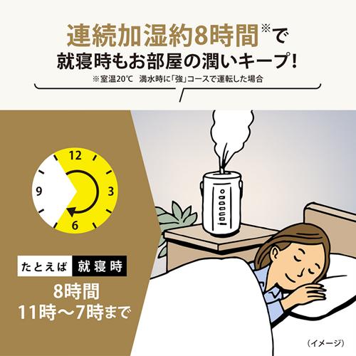 象印（ZOJIRUSHI） EE-DD35-WA 3.0L スチーム式加湿器 ホワイト 木造6
