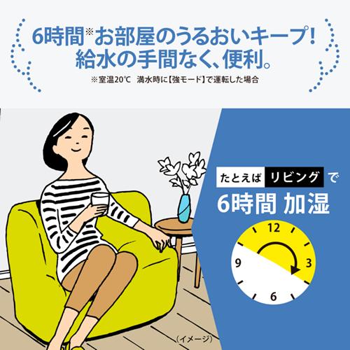 象印（ZOJIRUSHI） EE-RT35-WA スチーム式加湿器 WA ホワイト タンク