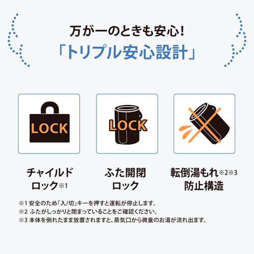 象印（ZOJIRUSHI） EE-TA60-BM スチーム式加湿器 BM ソフトブラック