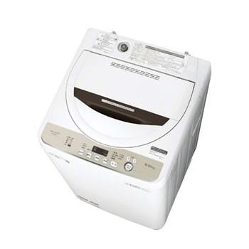 SHARP ES-GE6D-T シャープ 6kg 全自動洗濯機 ブラウン系 SHARP ES-GE6D-T シャープ 6kg 全自動洗濯機 ブラウン系