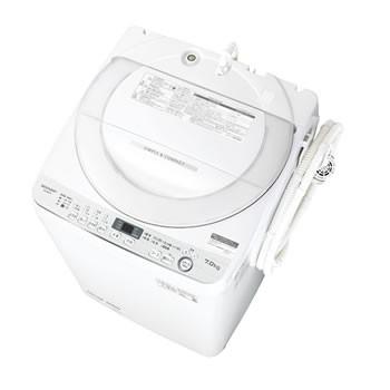 SHARP 全自動洗濯機 ホワイト ES-GE7D-W SHARP（シャープ） ES-GE7D-W 7kg 全自動洗濯機 ホワイト系