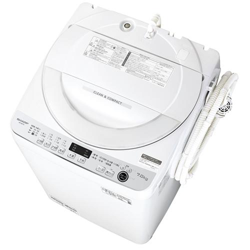 美品!シャープ SHARP 全自動洗濯機 7kg ホワイト系 ES-GE7G-W SHARP（シャープ） ES-GE7G-W 7kg 全自動洗濯機 ホワイト系