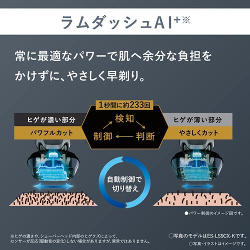 ラムダッシュ ES-LV5W-K パナソニック メンズシェーバー ラムダッシュ