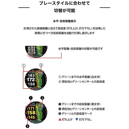 ヨッシーショットナビ！evolvePRO テクタイト EvolvePRO-Touch-B GPSゴルフナビ ショットナビ Evolve PRO