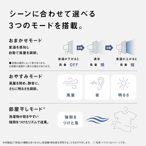 Panasonic（パナソニック） F-C339D-W リビング扇 ホワイト 扇風機 9枚