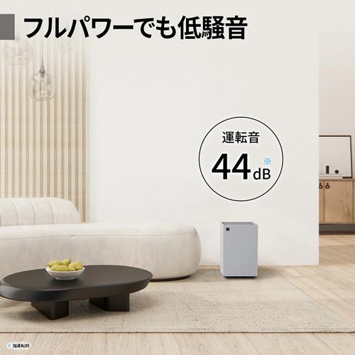 SHARP FU-T40-H シャープ 空気清浄機 グレー 〜18畳 コンパクト SHARP FU-T40-H シャープ 空気清浄機 グレー 〜18畳 コンパクト