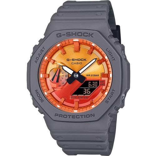 G-SHOCK GA-2100FL-8AJF カシオ CASIO 2100 Series アナログデジタル 