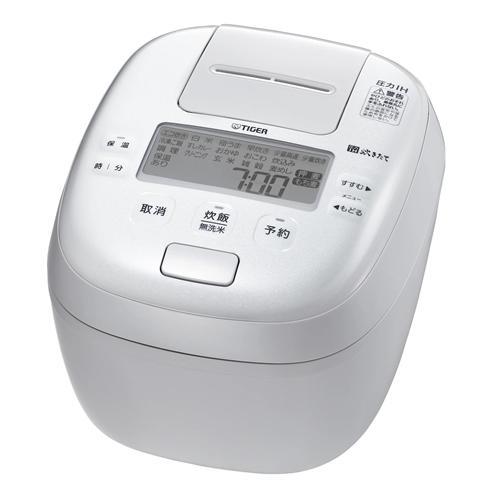 TIGER 炊飯器 5.5合　2023年製　JPI-Y100 WY ホワイト 炊きたて JPI-Y100-WY タイガー 5.5合炊き 圧力IHジャー炊飯器