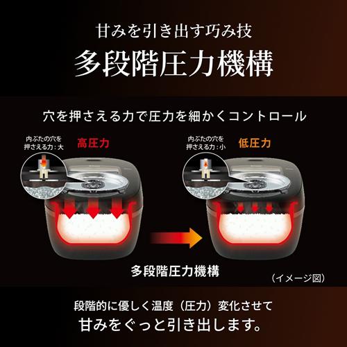 ご泡火炊き JRI-A100-KM タイガー 圧力IHジャー炊飯器 5.5合炊き ご泡火炊き JRI-A100-KM タイガー 圧力IHジャー炊飯器 5.5合炊き