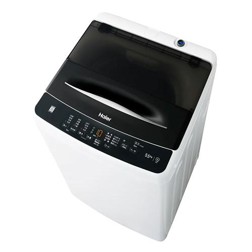 JW-U55B-K ハイアール 5.5kg 全自動洗濯機 ブラック : LifeStage Nana 