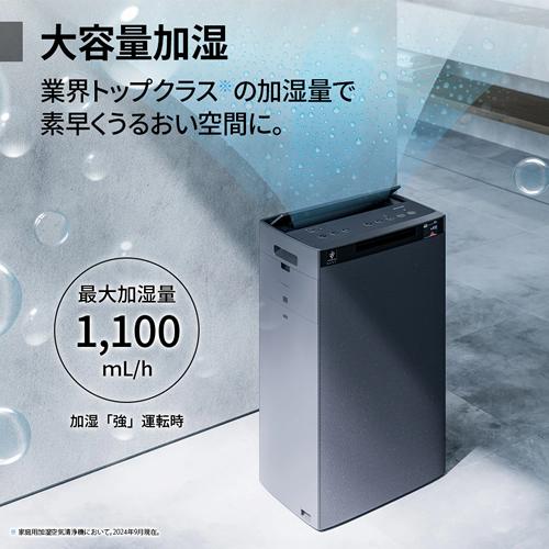 SHARP（シャープ） KI-TX100-H 加湿空気清浄機 グレー 空清〜46畳 加湿