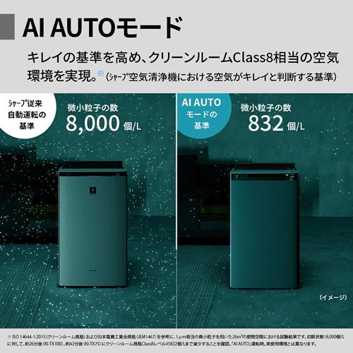 SHARP（シャープ） KI-TX100-H 加湿空気清浄機 グレー 空清〜46畳 加湿