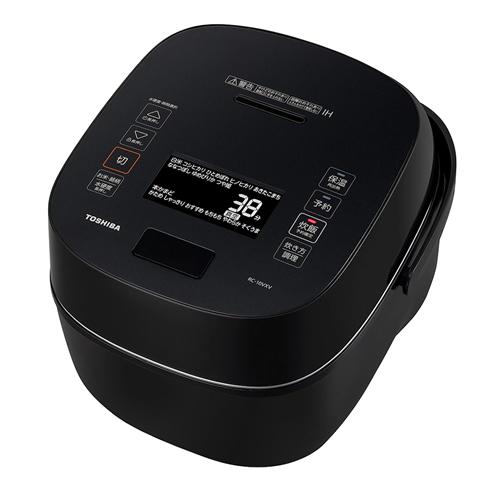 東芝 真空圧力IHジャー炊飯器 RC-10VXV-K グランブラック 炎匠炊き 炎匠炊き RC-10VXV-K 東芝 5.5合 真空圧力IHジャー炊飯器 グラン