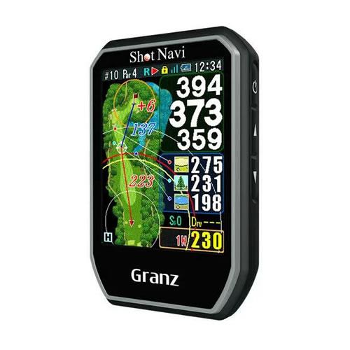 美品・使用回数少 ショットナビ Shot Navi Granz ブラック テクタイト SN-Granz-BK GPSゴルフナビ ショットナビ Shot Navi Granz