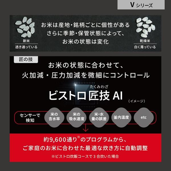 Bistro（Panasonic） 【今なら5年延長保証加入が無料】SR-V10BB-H