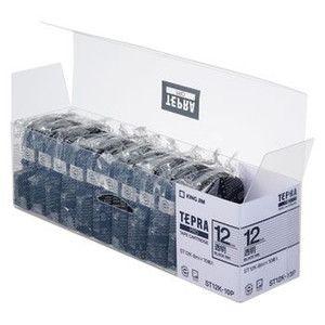 キングジム【KINGJIM】PROテープ10個パック ST12K-10P 12mm幅 透明 へいグランパ様 リクエスト 2点 まとめ商品