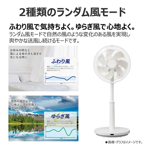 TOSHIBA（東芝） TF-30DL29 DCリビング扇風機 ホワイト 7枚羽根 羽根径