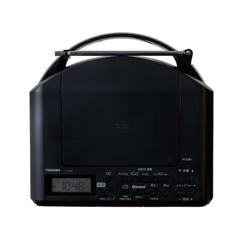 Aurex TY-ANC1-K 東芝 CDラジオ ブラック AUREX Bluetooth機能搭載