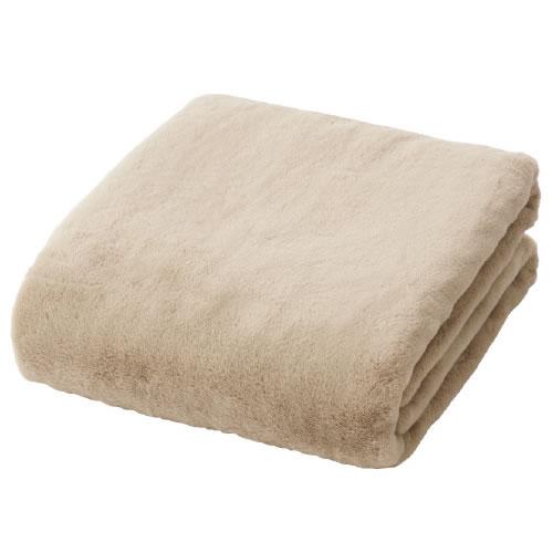 ユアサプライムス YCB-PF60E-C 電気掛敷毛布（モカ） 約188x130cm