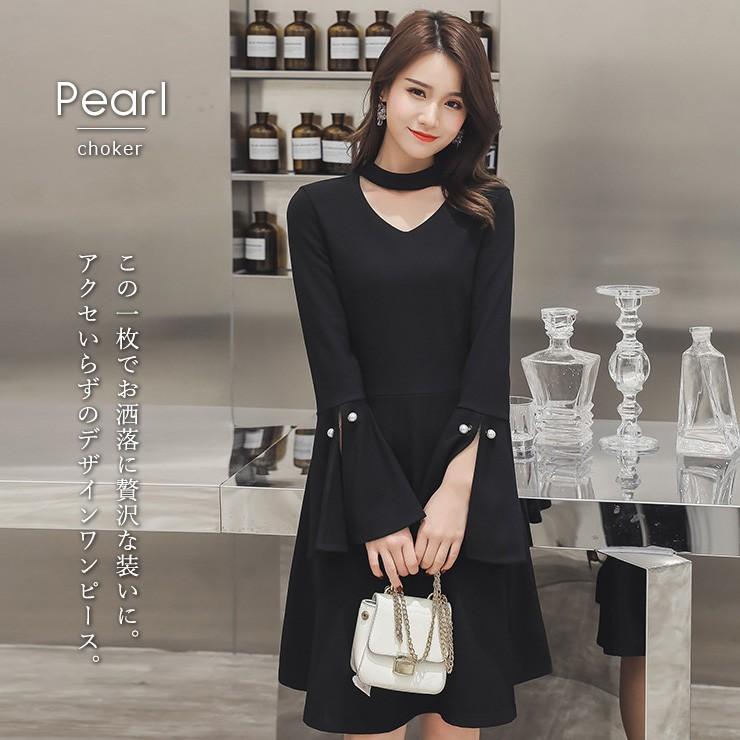 大きいサイズ レディース フレアワンピ チョーカーワンピース 黒 パーティー服 Ll 3l 4l 5l 6l ブラック 19年 春 新入荷 ネコポス不可 大きいサイズの服レディース Queen 通販 Yahoo ショッピング