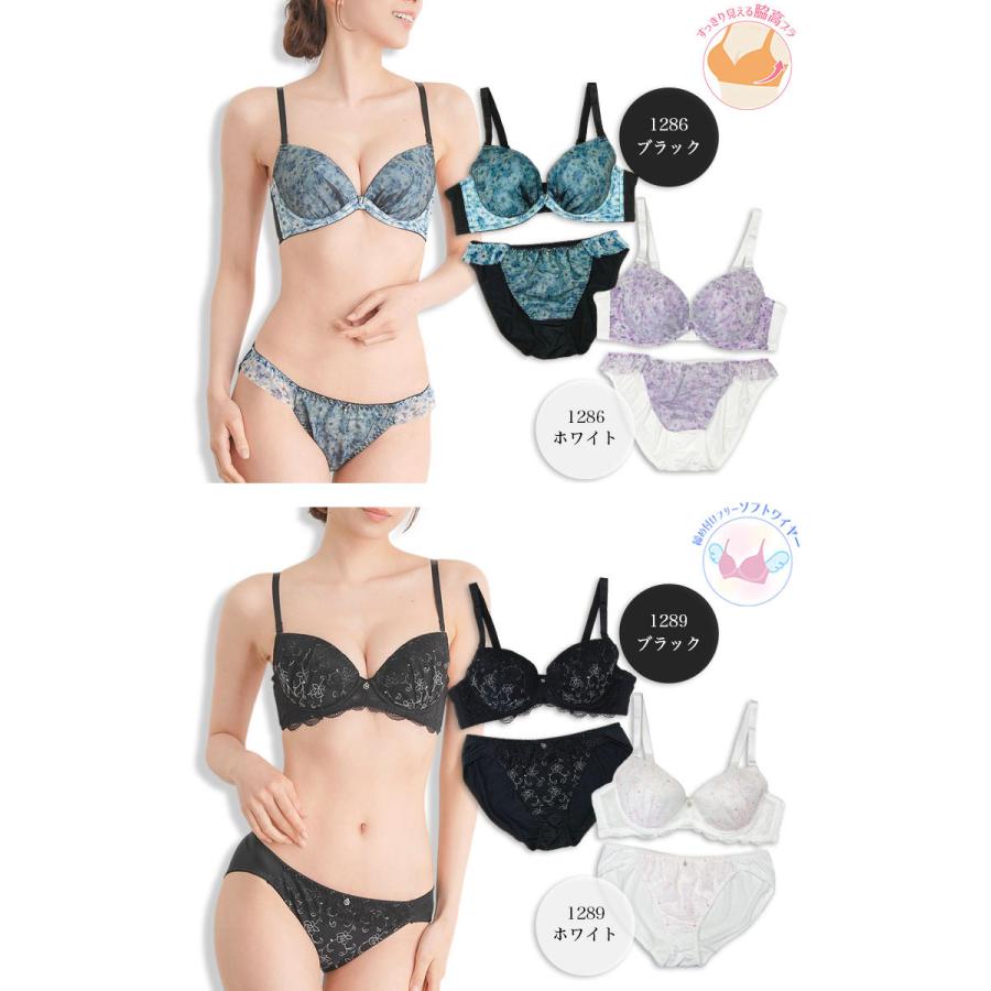 大きいサイズ ブラジャー ショーツセット レディース 下着 D85 D90 D95