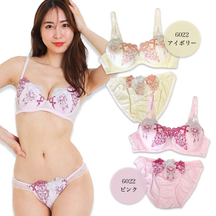 大きいサイズ ブラジャー ショーツセット ソフトワイヤー レディース