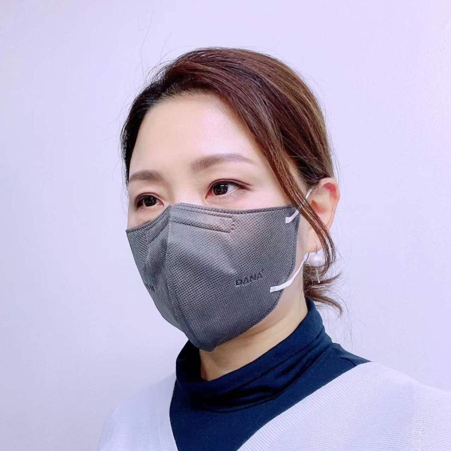 韓国製  KF94 2Dマスク Lサイズ バードマスク danaKF94 不織布 5枚 10枚 20枚 30枚 50枚 選べる 息しやすい グレー ベージュ 使い捨て 個包装 大きめ｜l-w｜10
