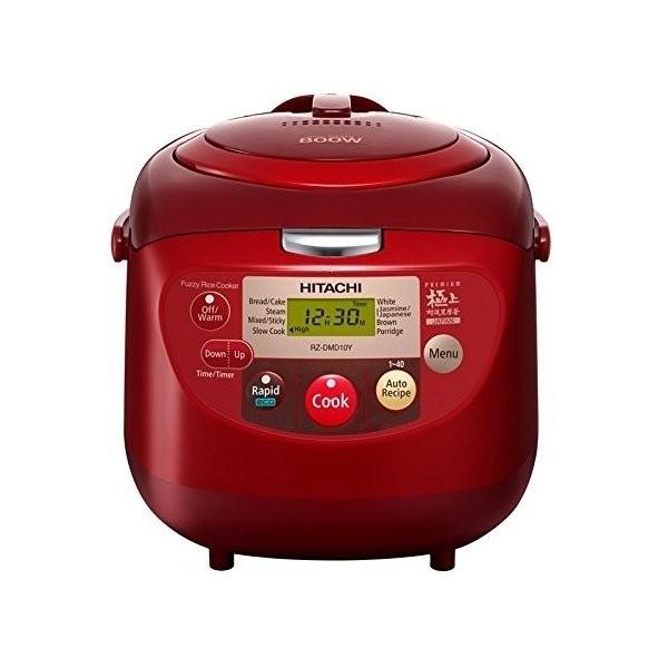 日立（HITACHI） 【訳あり】外箱傷あり 海外向け炊飯器 RZ-DMD18Y-Red